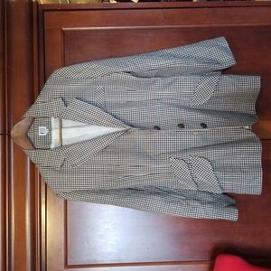 F Stop‎ size 10 vintage Oversized houndstooth blazer
